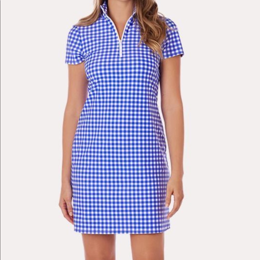 NWT Jude Connally Blue Gingham